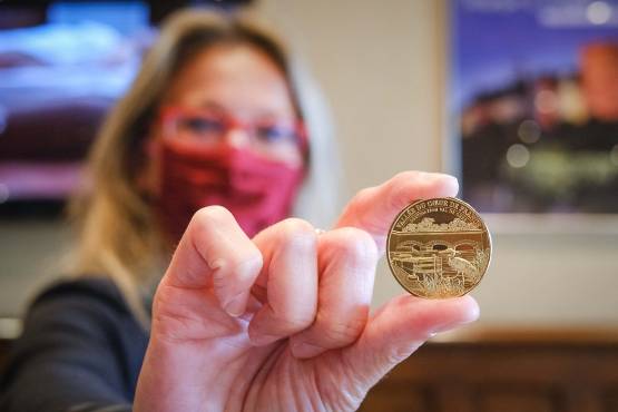 Cette Monnaie de Paris sera disponible dans différents bureaux touristiques du territoire. (Photo SALESSE Florian)