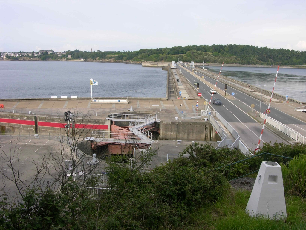 Barrage et écluse de la Rance (Photo PJL)