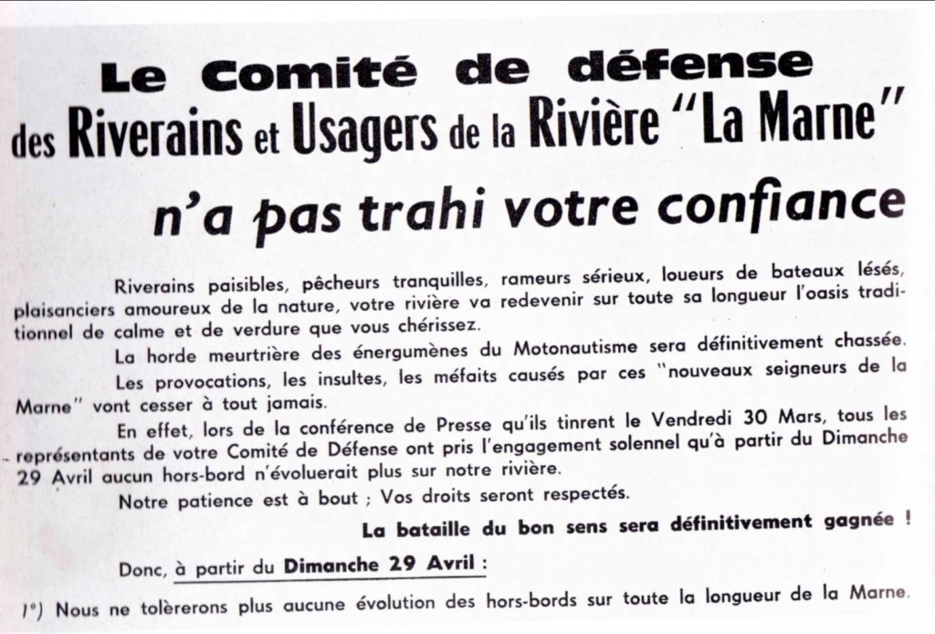 Tract distribué en 1962 (collection Riousset)