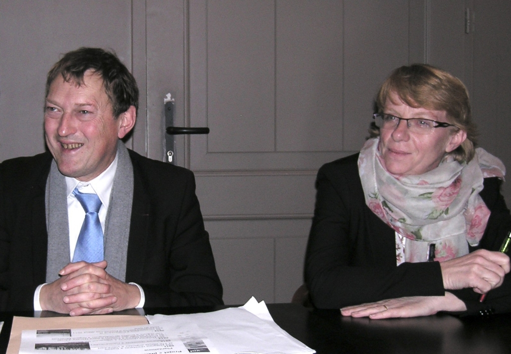 Marc Papinutti et Nathalie Augereau (Photo D.Léonardi)