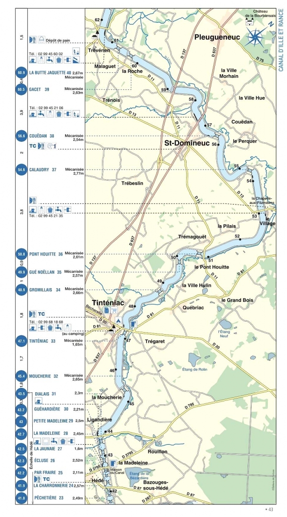 Page 42 du guide Fluviacarte n°12