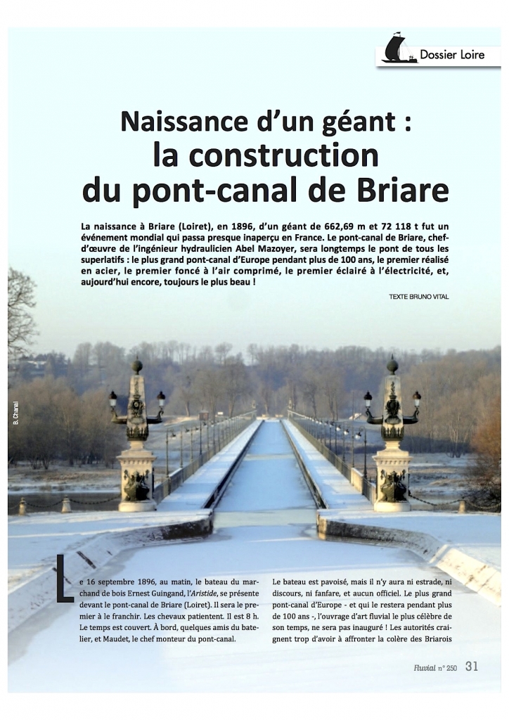 Le pont-canal de Briare (Fluvial n°250)