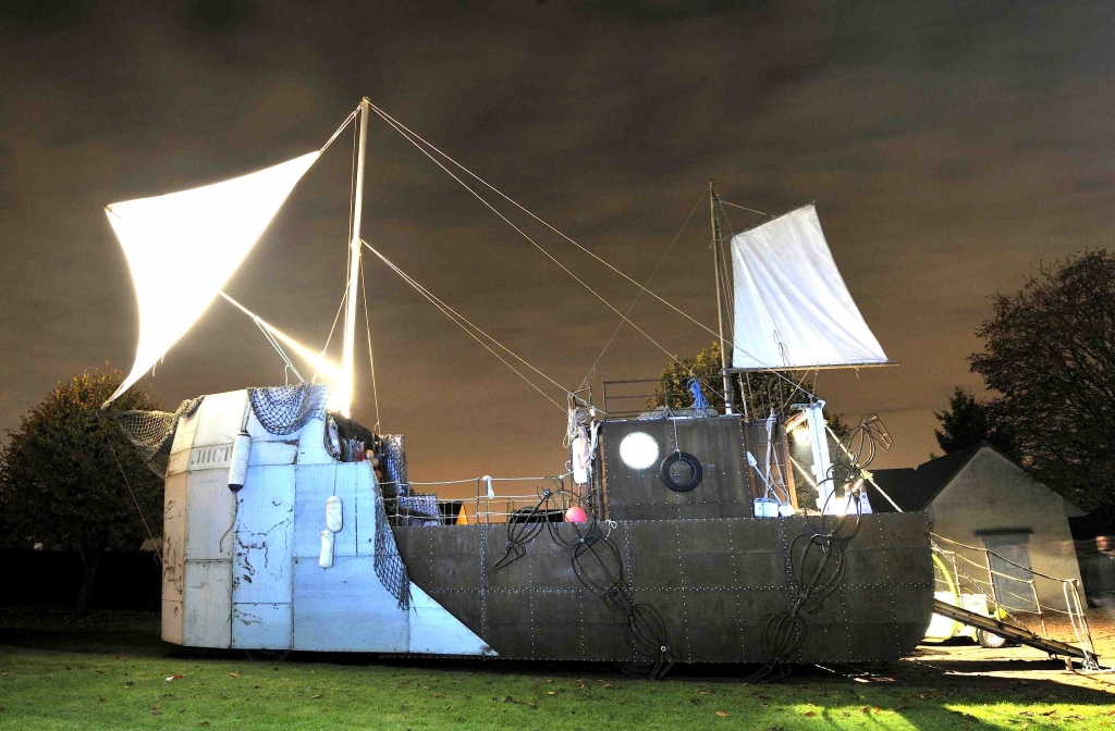 Bivouac du "P'tit bateau qui a des jambes" (Photo G. Decq)