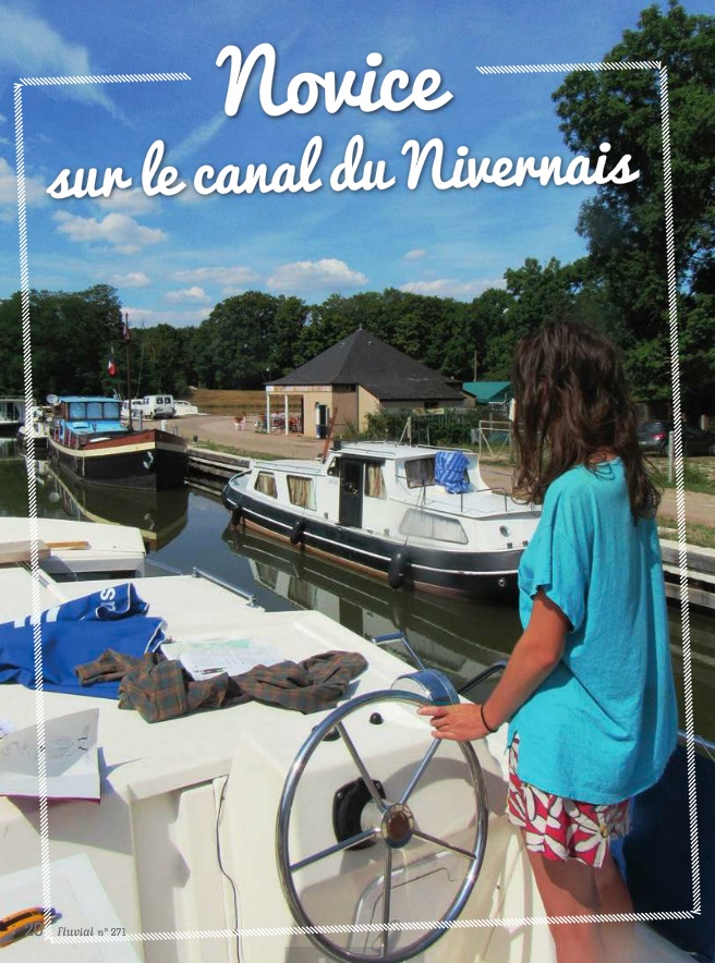 Novice sur le canal du Nivernais (Fluvial n°271)