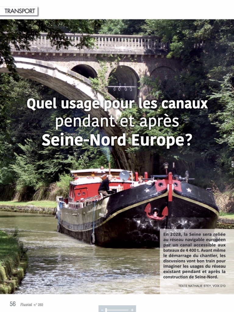 Quel usage pour les canaux après SNE ? (Fluvial n°293)