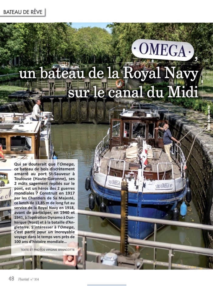 Omega, un bateau de la Royal-Navy (Fluvial n°304)