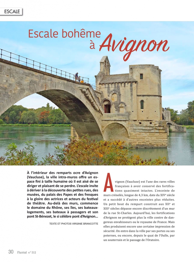 Escale bohème à Avignon - Fluvial N°312