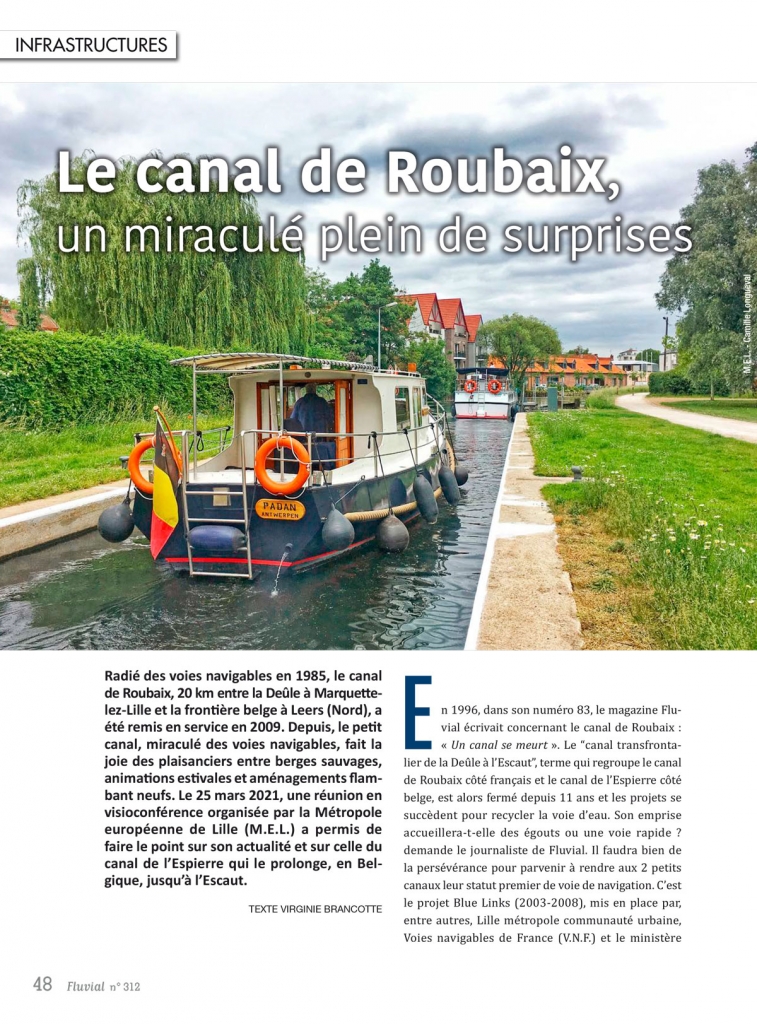 Le canal de Roubaix - Fluvial N°312