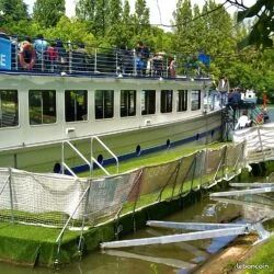 Paire d'écoire pour amarrage bateau en acier galvanisé